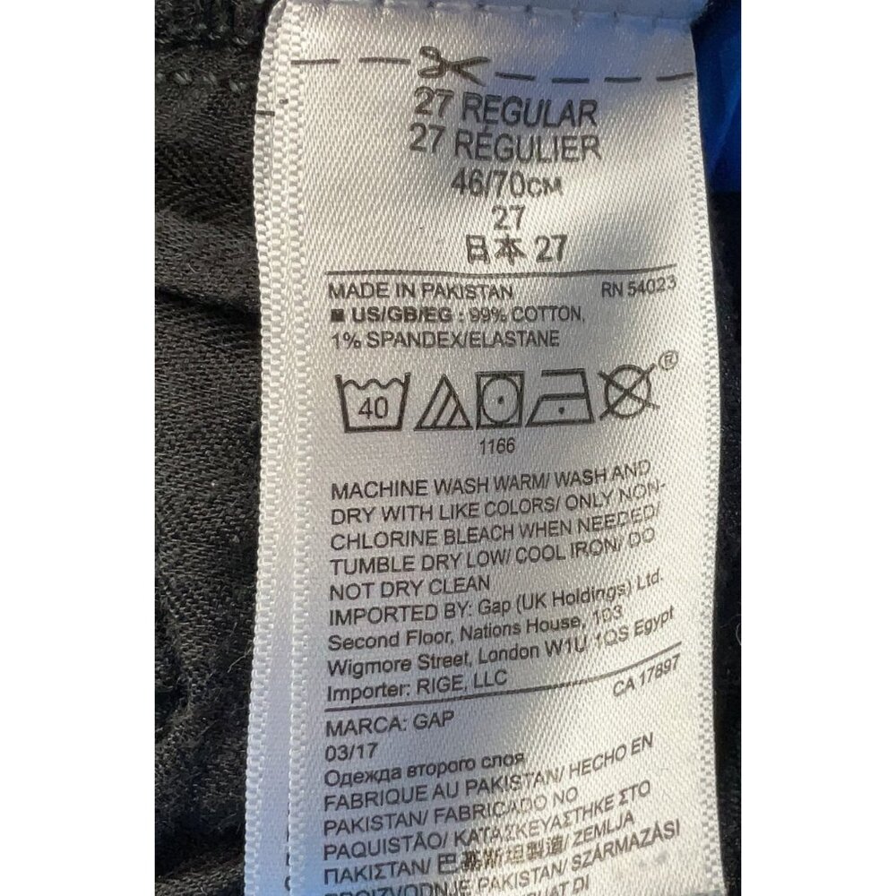 Gap Womens Mid Rise Best Girlfriend Jeans Denim Size 27 - Picture 8 of 10